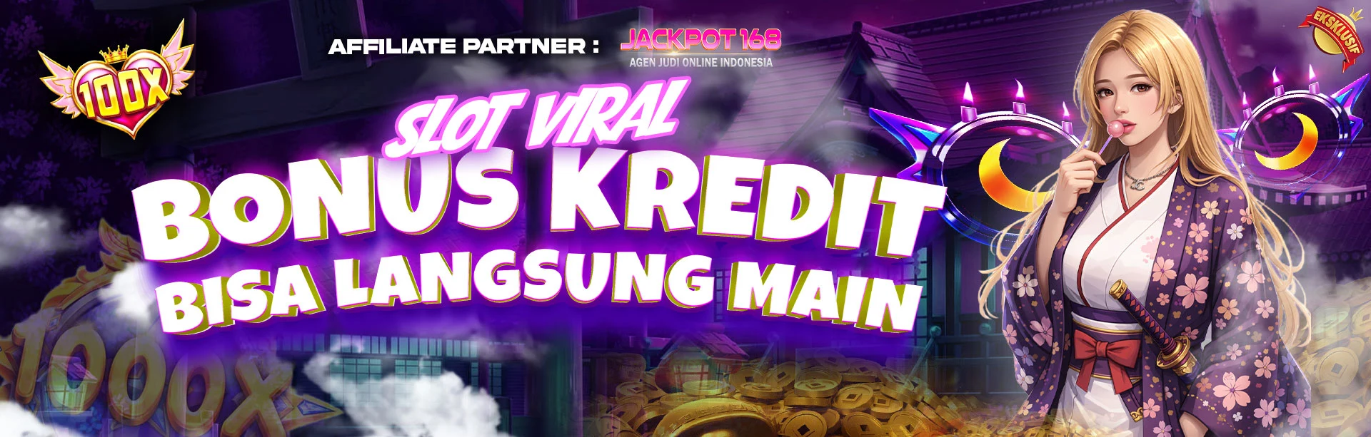 Jackpot168 Mantap Banner Slot Online